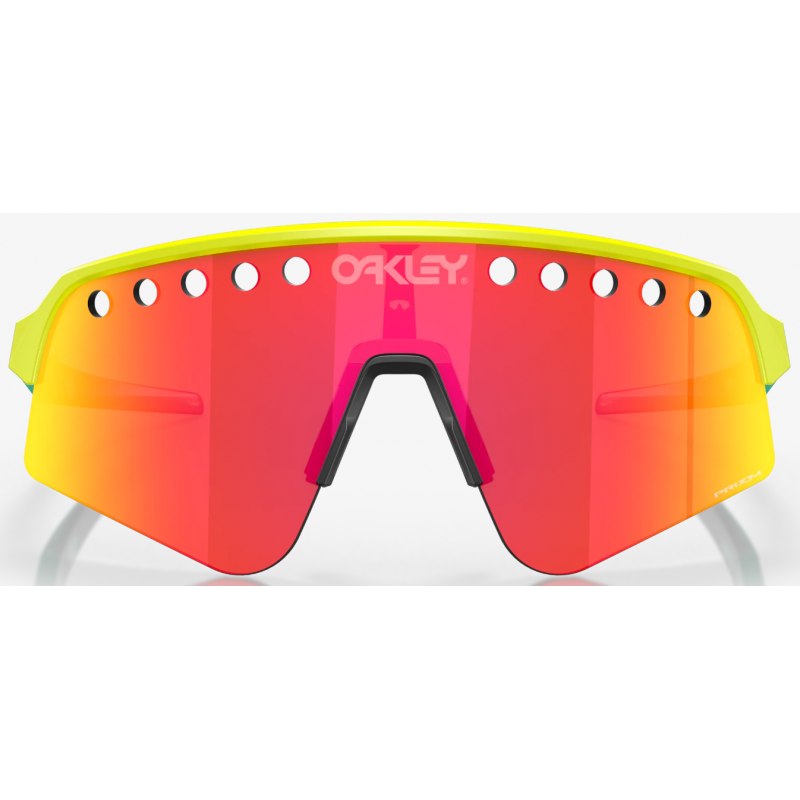 Oakley Sutro Lite Sweep Pallina da Tennis Gialla lente Prizm Ruby OO9465-0639