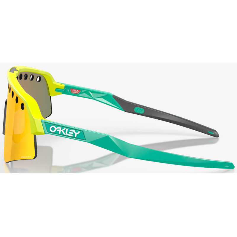 Oakley Sutro Lite Sweep Pallina da Tennis Gialla lente Prizm Ruby OO9465-0639