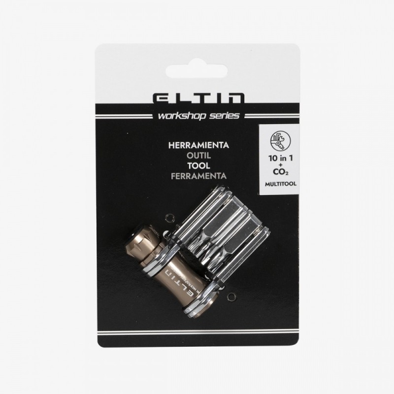 Eltin multiherramienta Bici 10 en 1 + CO2 - Envío 24h
