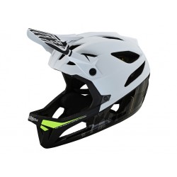 Troy Lee Designs Stage Mips blanco/negro/verde - Envío 24h