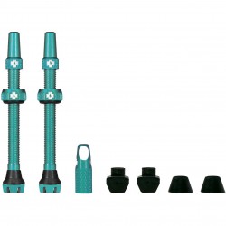 Muc-Off V2 Tubeless 44mm turquesa juego válvulas - Envío 24h