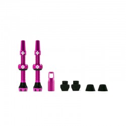 Muc-Off V2 Tubeless 44mm rosa juego válvulas - Envío 24h