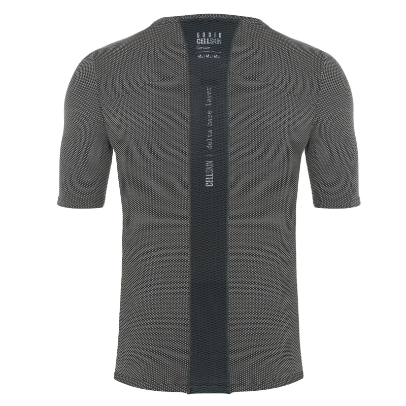 Gobik Cell Skin Greyblack uomo maglietta intima manica corta