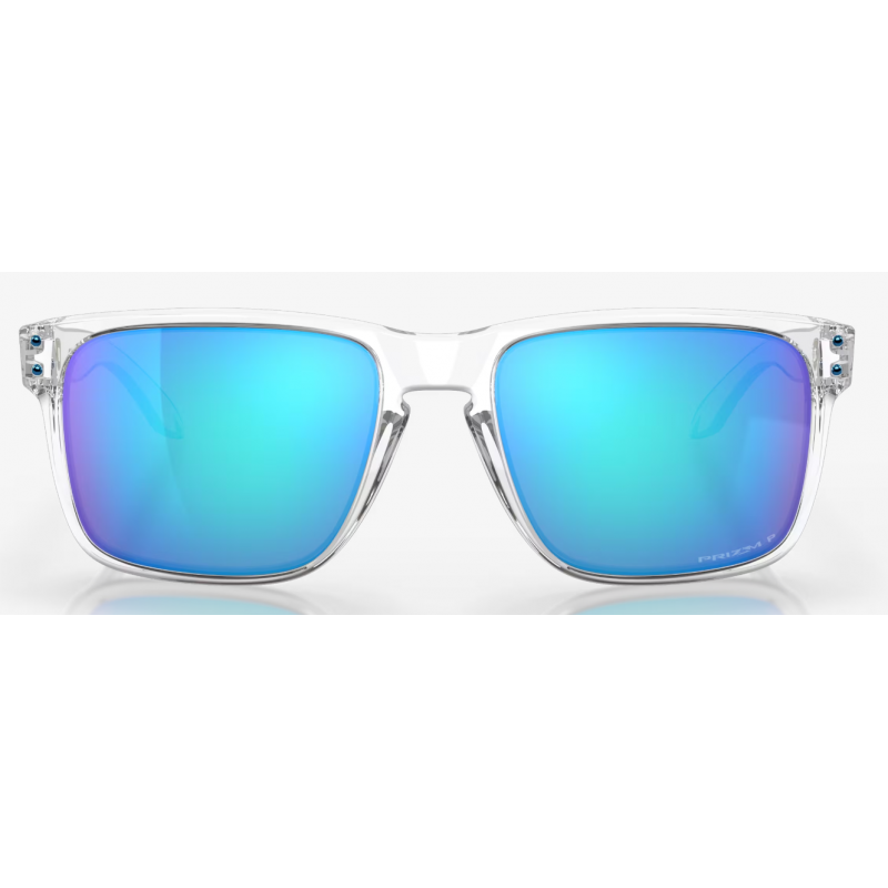Oakley Holbrook XL Polished Clear lente Prizm Sapphire Polarized