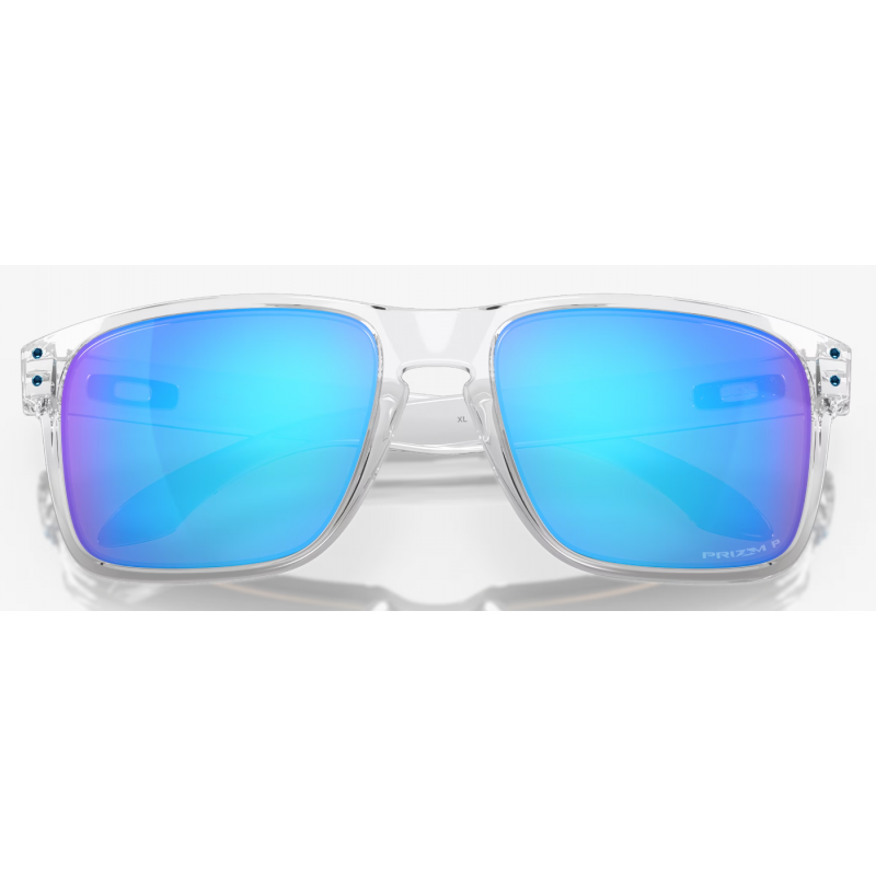 Oakley Holbrook XL Polished Clear lente Prizm Sapphire Polarized