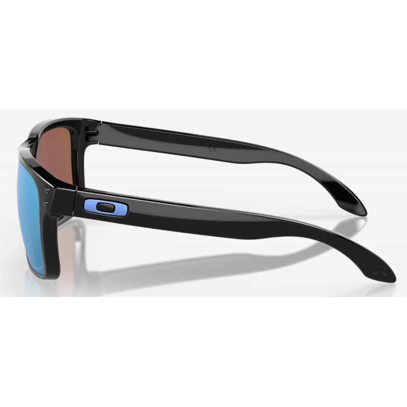 Oakley Holbrook Polished Black lente Prizm Deep Water Polarized 9102C1