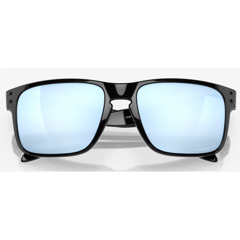 Oakley Holbrook Polished Black lente Prizm Deep Water Polarized 9102C1