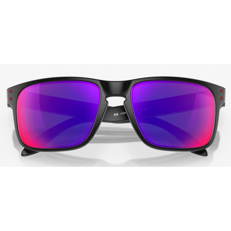 Oakley Holbrook Matte Black lente Prizm Positive Red Iridium OO9102-36