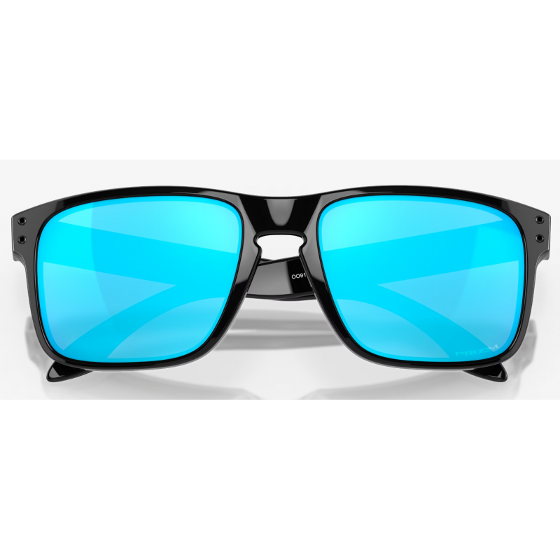 Oakley Holbrook Nero Lucido lente Prizm Zaffiro OO9102-F555