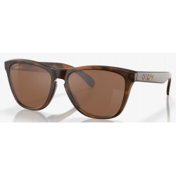 Oakley Frogskins Matte Brown Tortoise lente Prizm Tungsten OO9013-C555