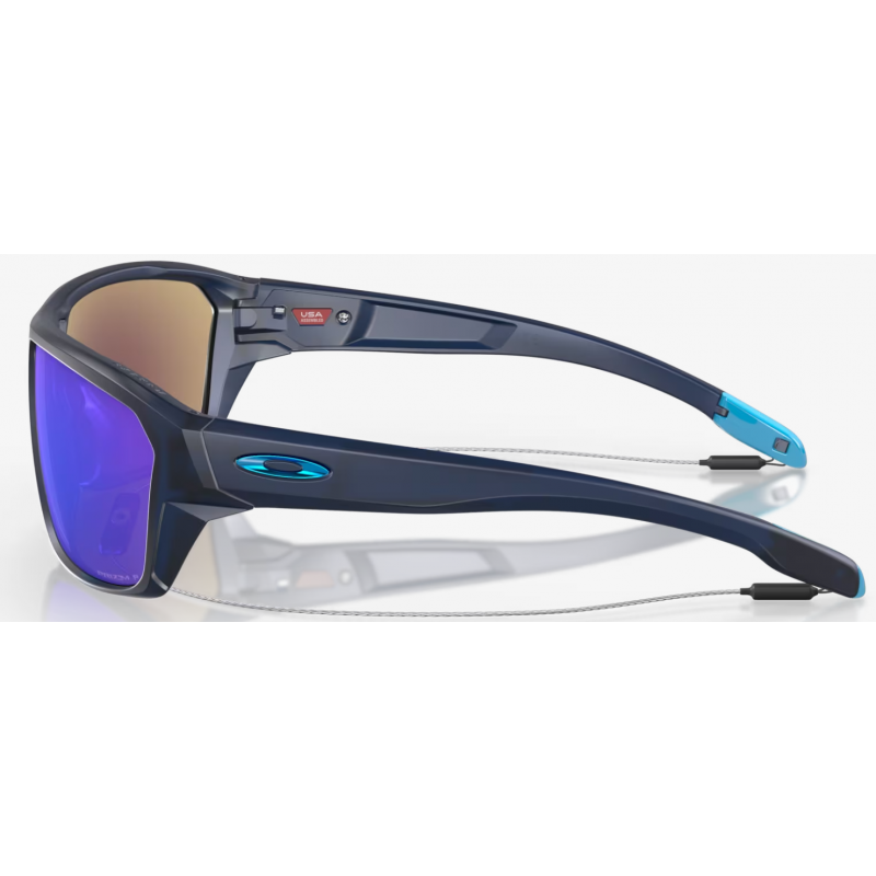 Oakley Split Shot Matte Traslucido Blu lente Prizm Zaffiro Polarizzato OO9416-0464