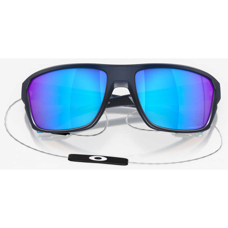 Oakley Split Shot Matte Traslucido Blu lente Prizm Zaffiro Polarizzato OO9416-0464