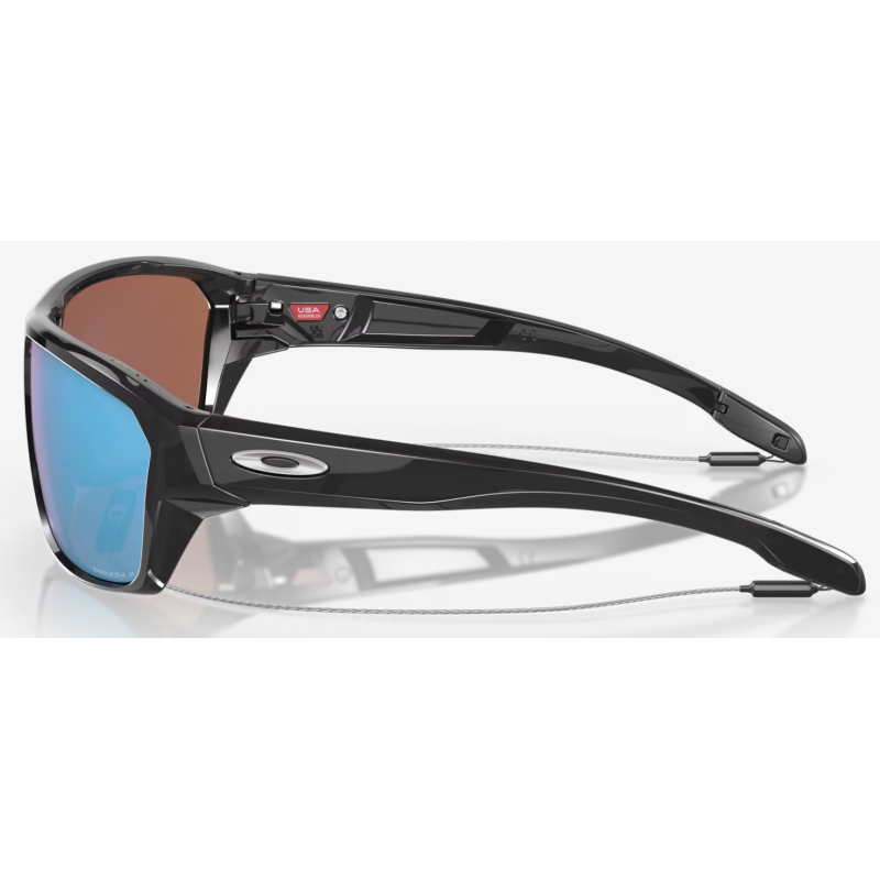 Oakley Split Shot Inchiostro Nero lente Prizm Deep Water Polarized 941635