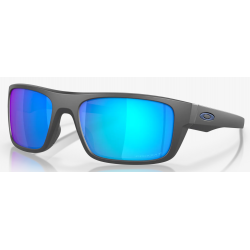 Oakley Drop Point Matte Grigio Scuro lente Prizm Zaffiro Polarizzata 936706