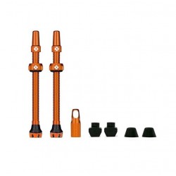 Muc-Off V2 tubeless 80mm naranja juego válvulas - Envío 24h - ofertas