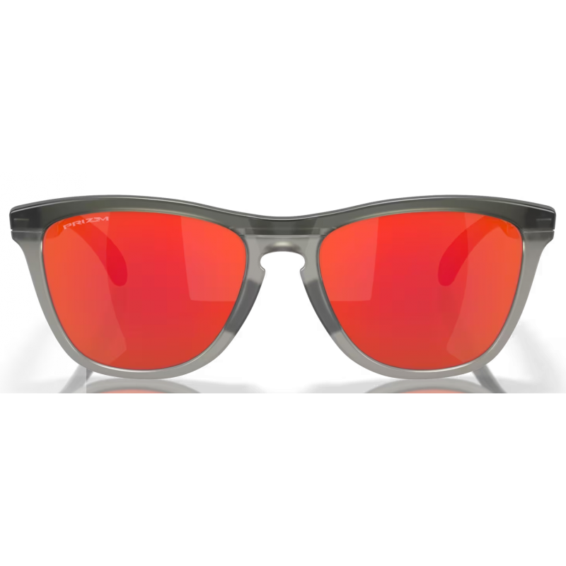 Oakley Frogskins Range Matte Grey Smoke/Grey Ink lente Prizm Ruby