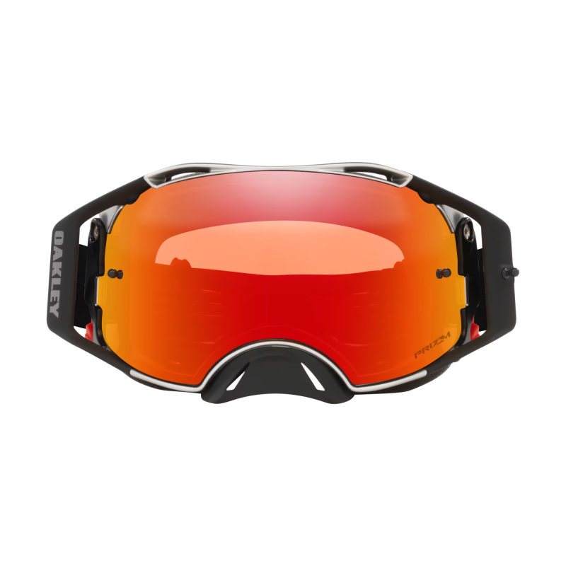Oakley Airbrake Mx Goggles Tuff Blocks Nero Gunmetal lente Prizm Mx Torch Iridium