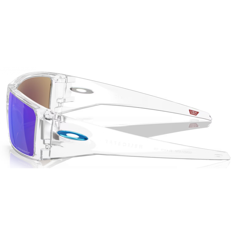 Oakley Heliostat Clear lenti Prizm Sapphire Polarized OO9231-0761