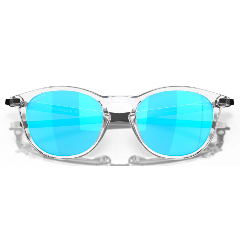 Oakley Pitchman Polished Clear lente Prizm Sapphire OO9439-0450