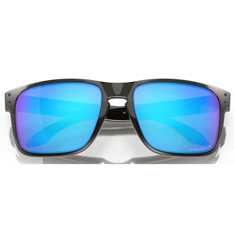 Oakley Holbrook XL Grigio Fumo lente Prizm Zaffiro Polarizzato 941709