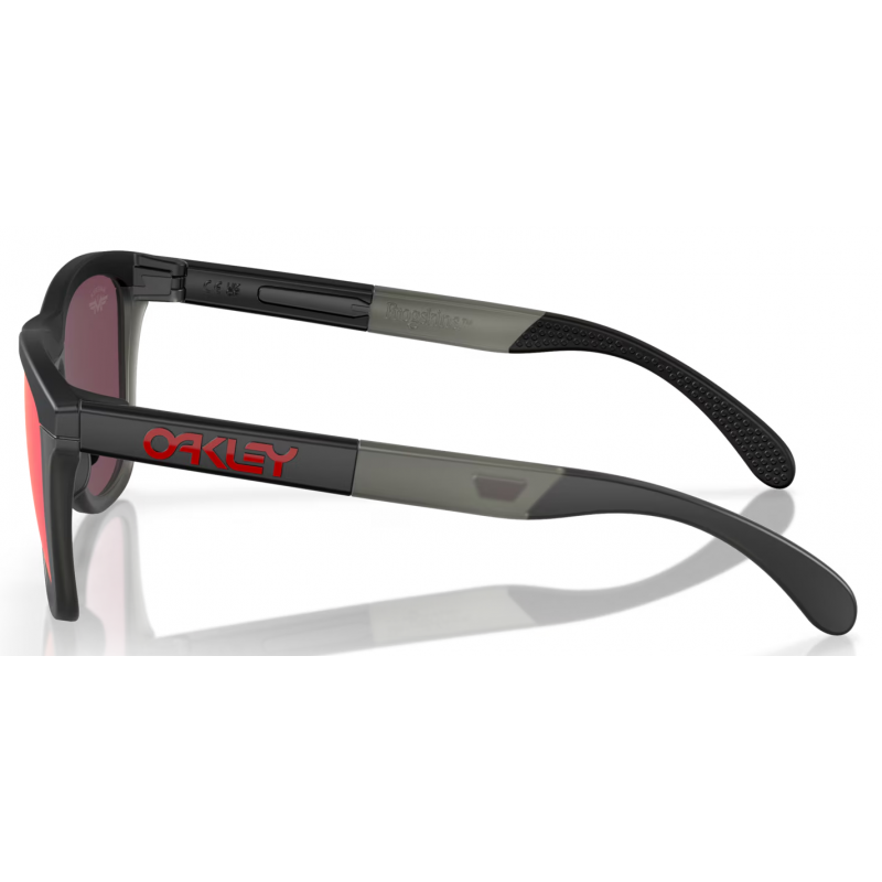 Oakley Frogskins Range Maverick Vinales Matte Black/Matte Grey Smoke lente Prizm Road