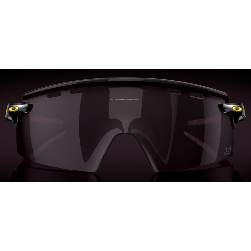 Oakley Encoder Strike Vented Tour De France 2024 Inchiostro Nero lente Prizm Road Nero