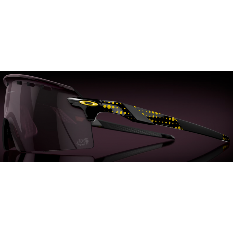 Oakley Encoder Strike Vented Tour De France 2024 Black Ink lente Prizm Road Black