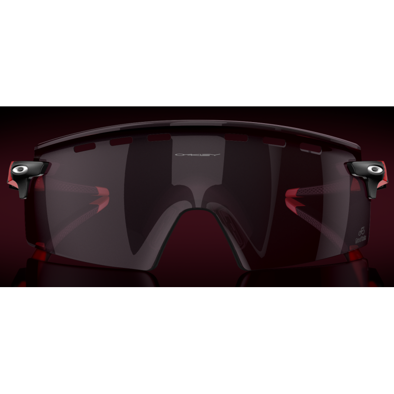 Oakley Encoder Strike Vented Giro d'Italia Pink Stripes lente Prizm Road Black
