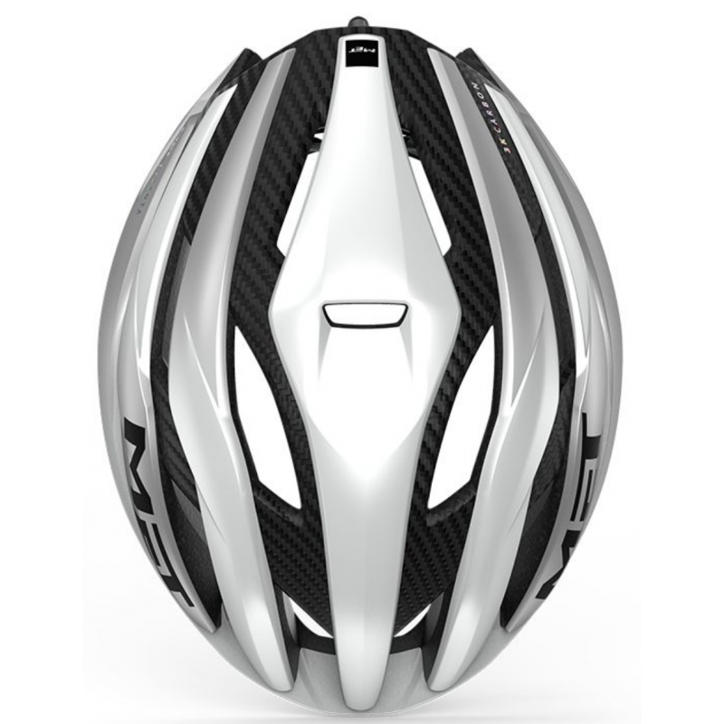 Met Trenta 3K Carbon Mips bianco/argento metallico - spedizione 24h