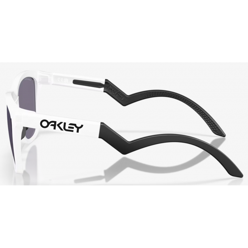 Oakley Frogskins Hybrid Duality Collection Matte White lente Prizm Grey