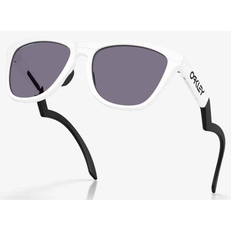 Oakley Frogskins Hybrid Duality Collection Matte White lente Prizm Grey