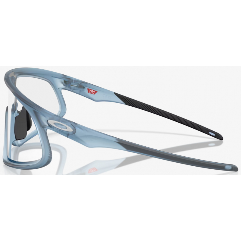 Oakley RSLV Matte Trasparente Stonewash Chiaro A Nero Iridio Photoch