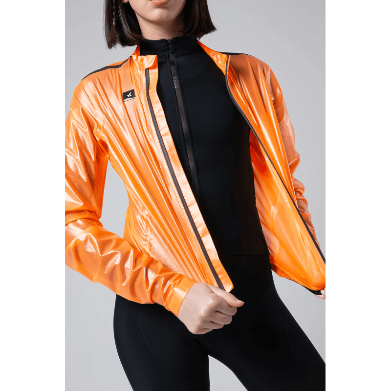 Gobik Pluvia 2.0 Blazing Orange unisex chaqueta ligera impermeable