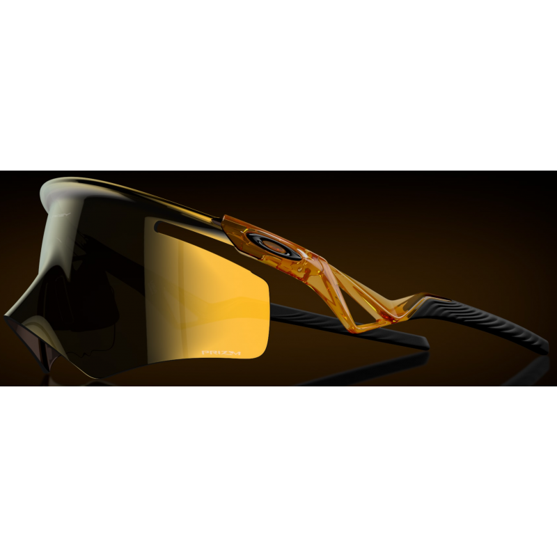 Oakley Qntm Kato Trasparente Light Curry lente Prizm 24K OO9481D-0456