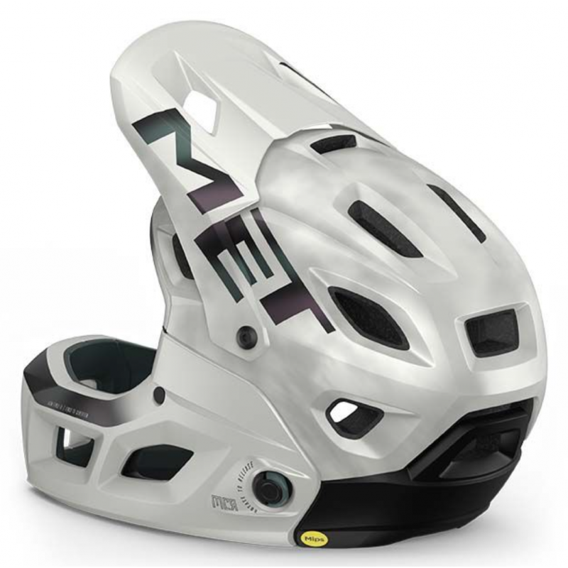 Met Parachute Mcr Mips Bianco Iridescente Opaco - spedizione 24h