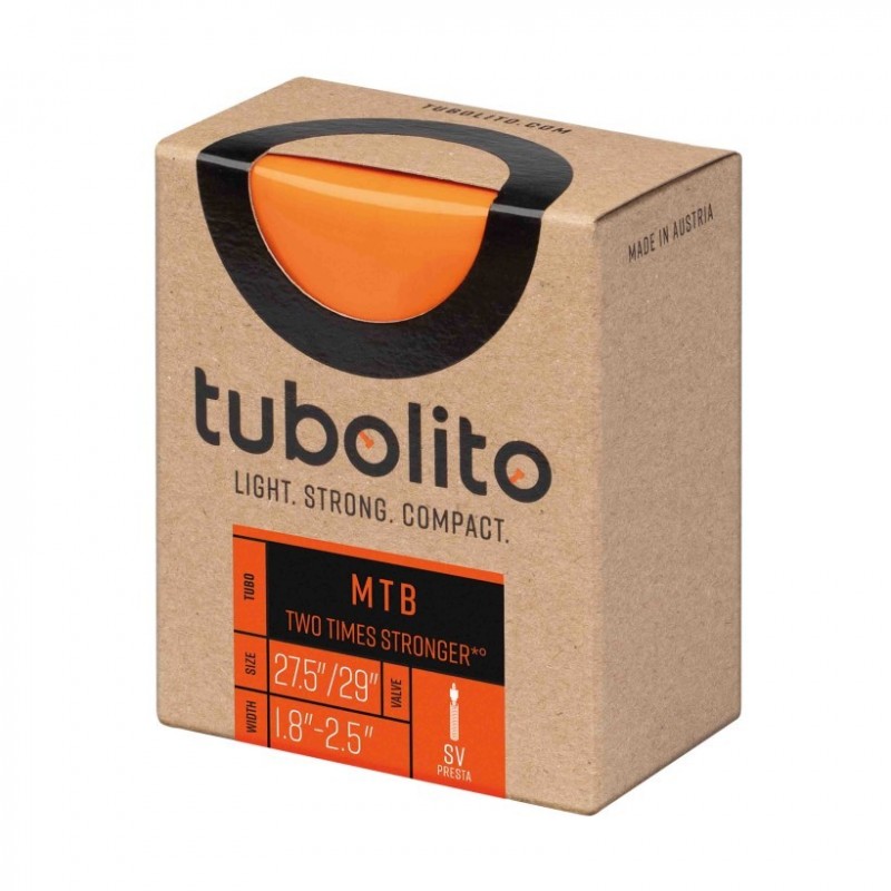 Tubolito Mtb 29" SV Válvula Presta 42mm naranja cámara - envío 24h