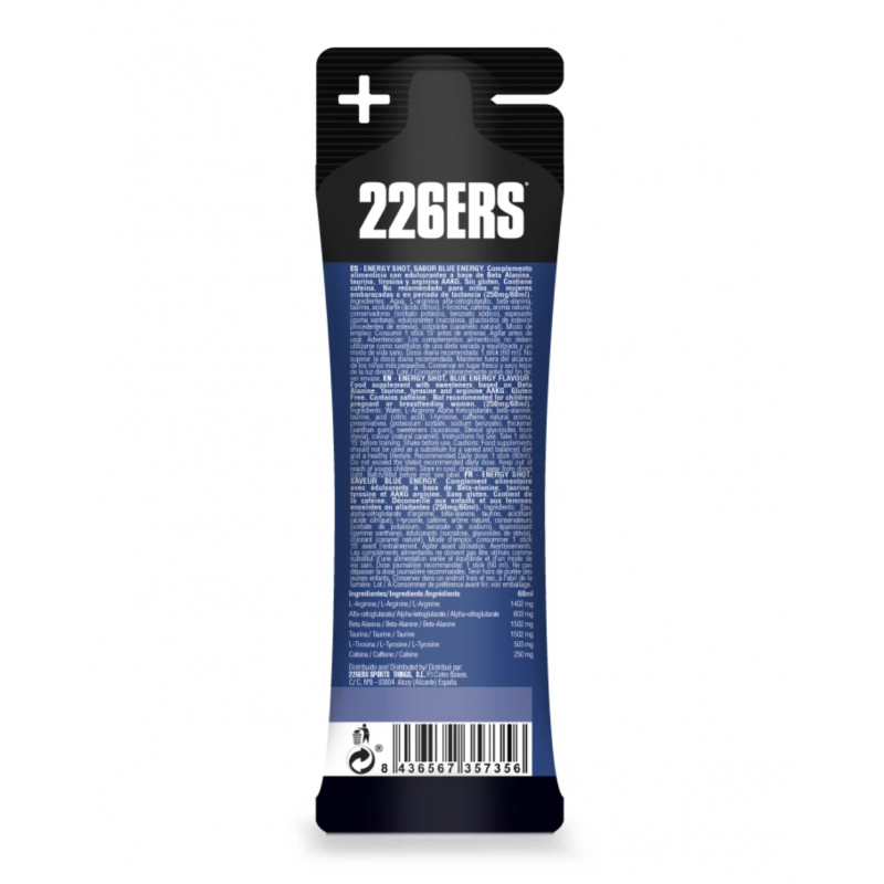 226ers Gel isotónico energetico 68g - spedizione 24h