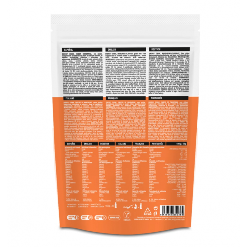 226ers Energy Drink 1000g Bebida Energética Rápido - envío 24h