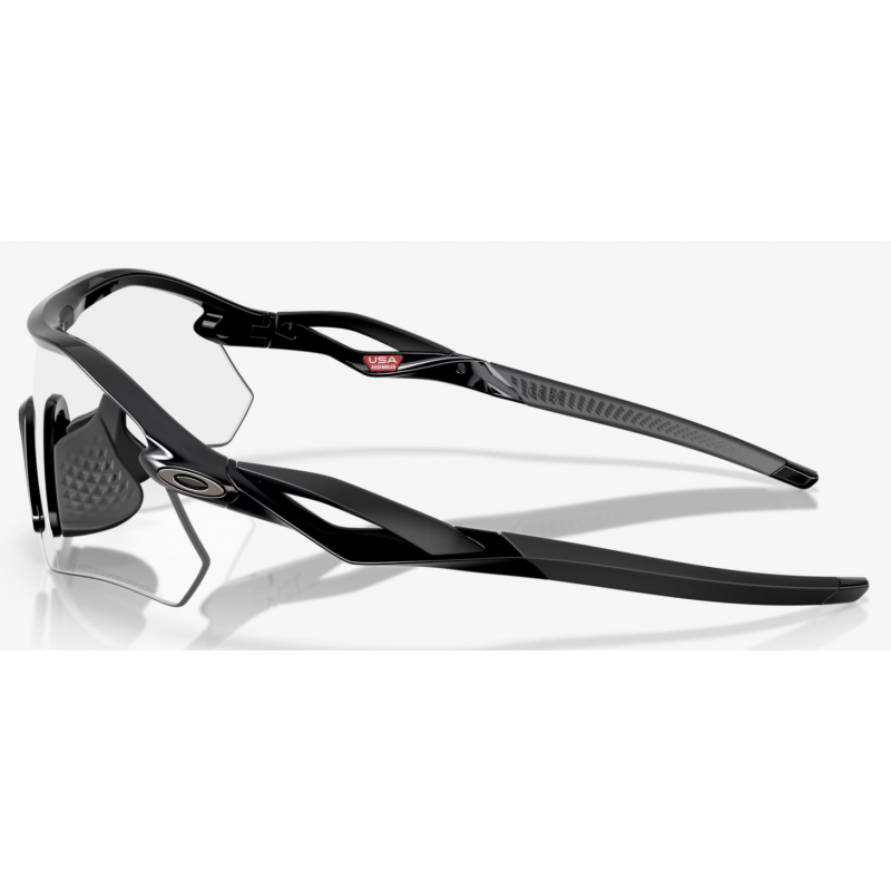 Oakley Radar Plate Polished Black clear black iridium fotocromática