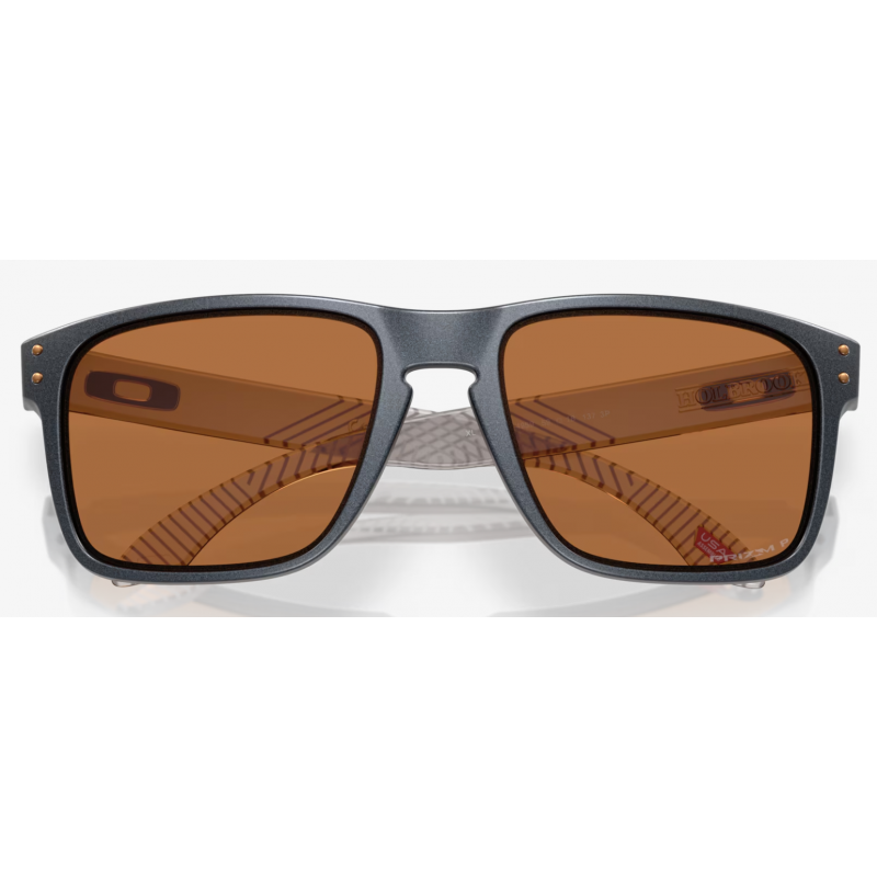 Oakley Holbrook XL Forge Collection blu acciaio prizm bronzo polarizzato