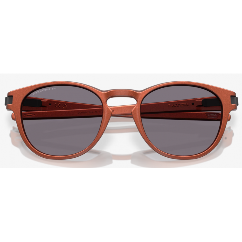 Oakley Latch Forge Collection lente Prizm Grey Polarized arancio fuoco
