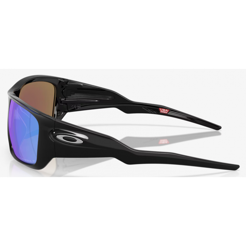Oakley Masseter Polished Black lente Prizm sapphire polarizzato 948605