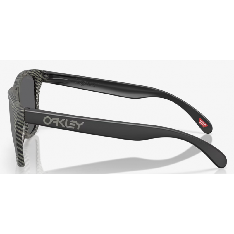 Oakley Frogskins Night Mission in grigio opaco inchiostro impronta prizm nero