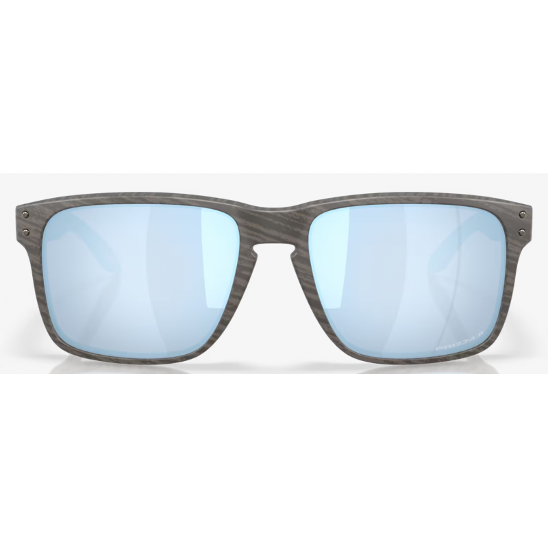 Oakley Holbrook XXL legno venato lente prizm acqua profonda polarizzata 948704