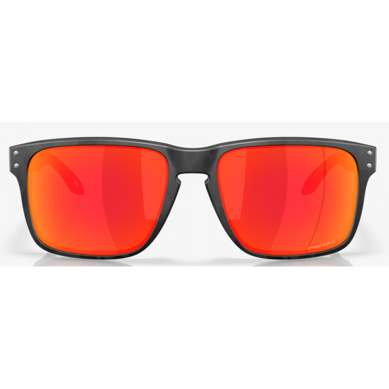 Oakley Holbrook XXL Matte Black Camo lente Prizm Ruby OO9487-0661