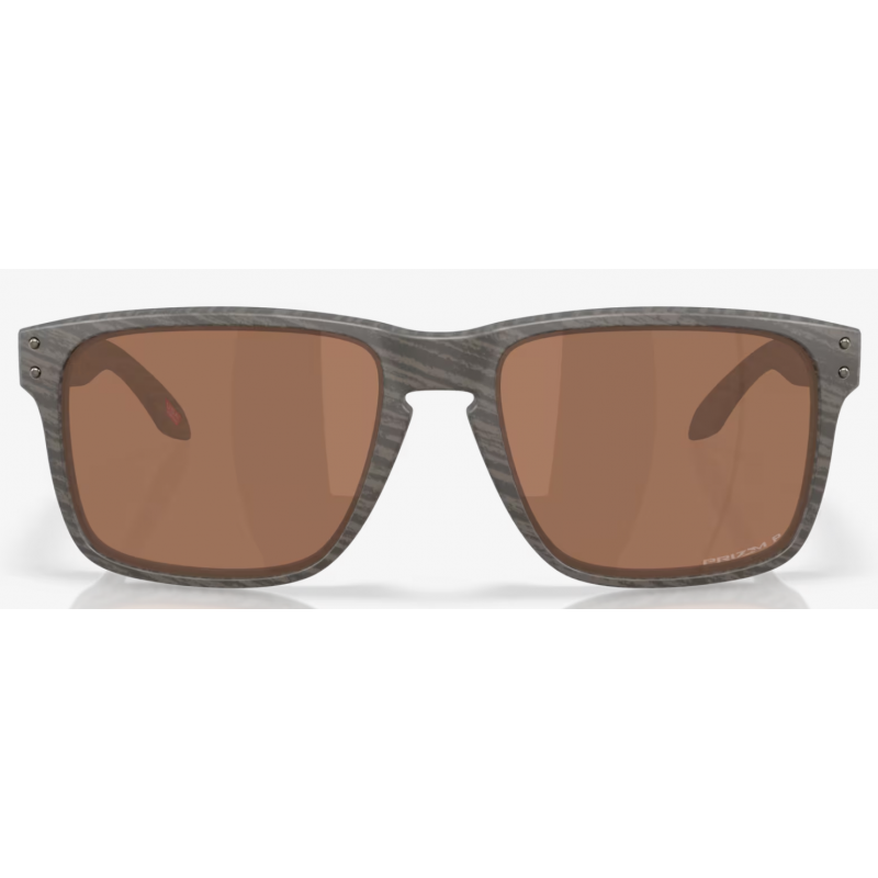 Oakley Holbrook XXL legno venato lente prizm tungsteno polarizzata 948708
