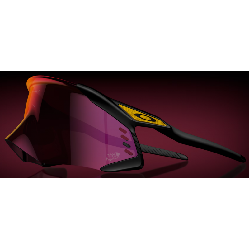 Oakley Velo Kato TDF 2025 nero opaco lente Prizm Road OO9501-0852