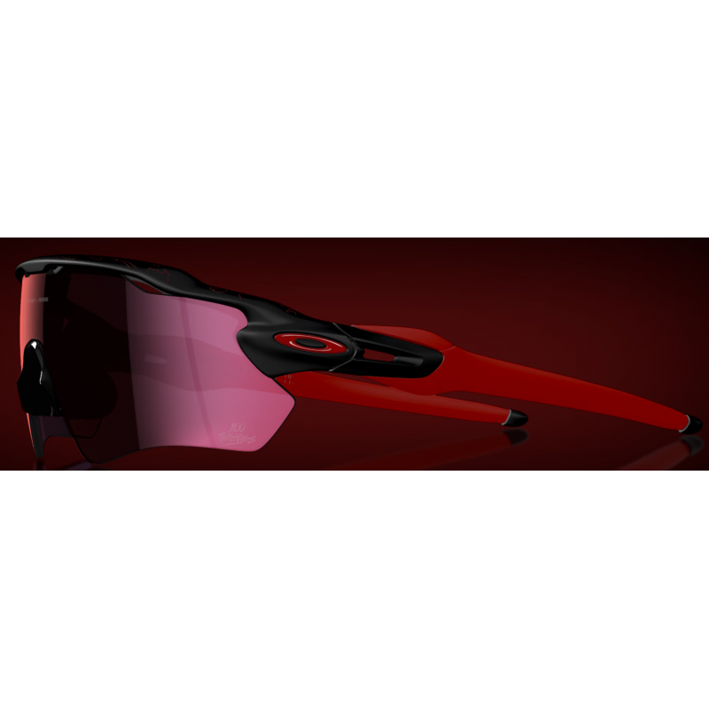 Oakley Radar EV Path 100T opaco nero lente prizm road OO9208-g238