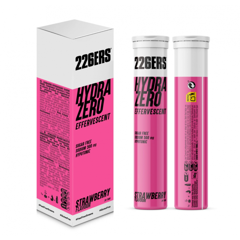 226ers Hydrazero Effervescent fresa 20 comprimidos - sales minerales