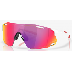 Oakley Cybr Dyno Lucido Bianco lente Prizm Road OO9513D-0339